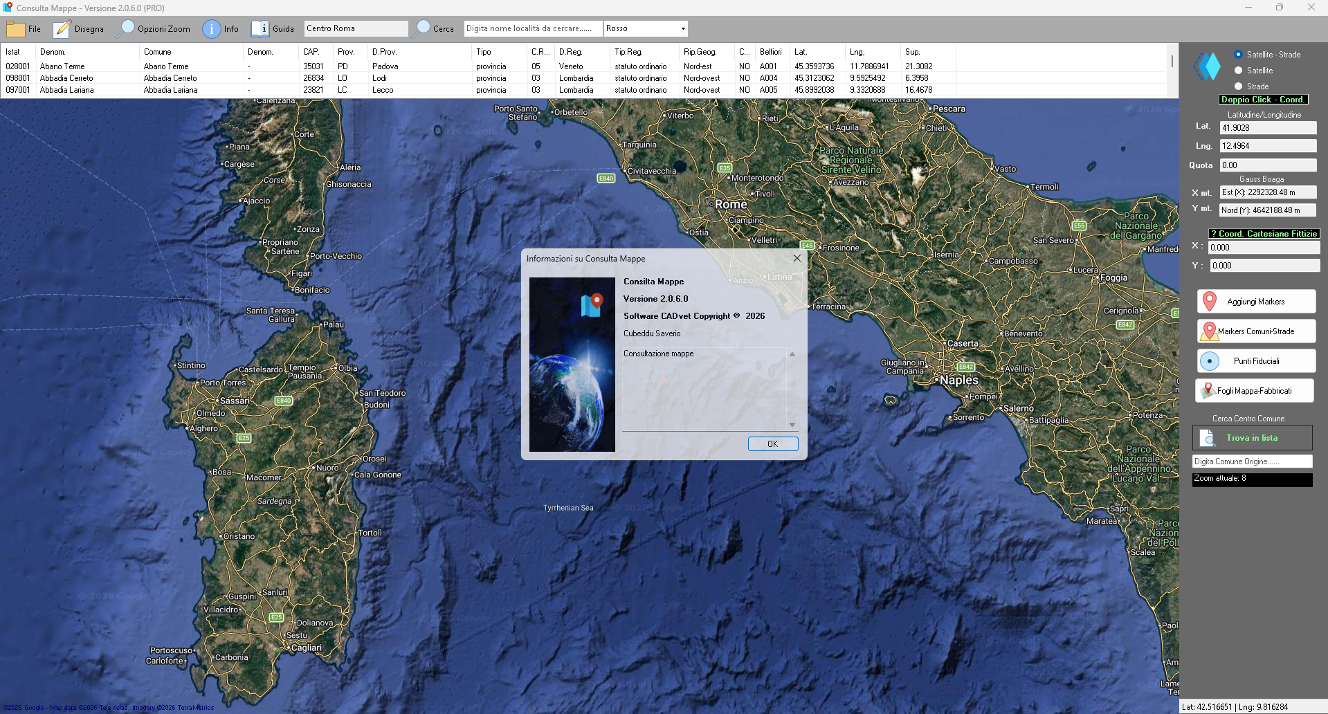 Consulta Mappe PRO